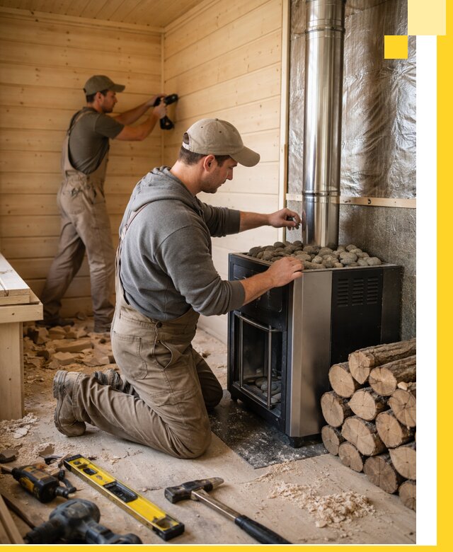 Строительство деревянных бань под ключ в Альметьевске проекты и монтаж