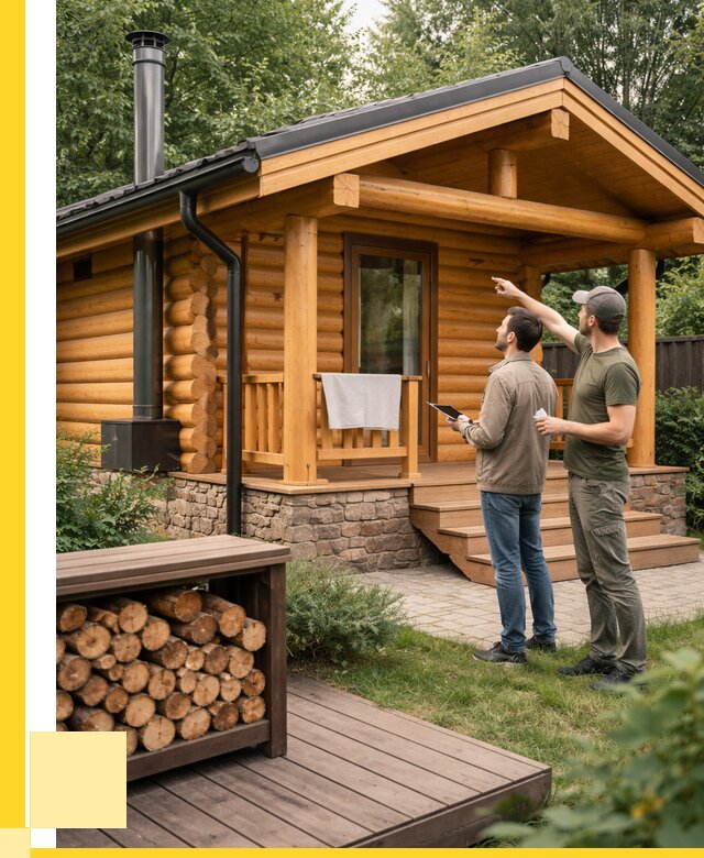 Бани для дачи под ключ в Альметьевске от 259500 р. | ЭриданЛьм