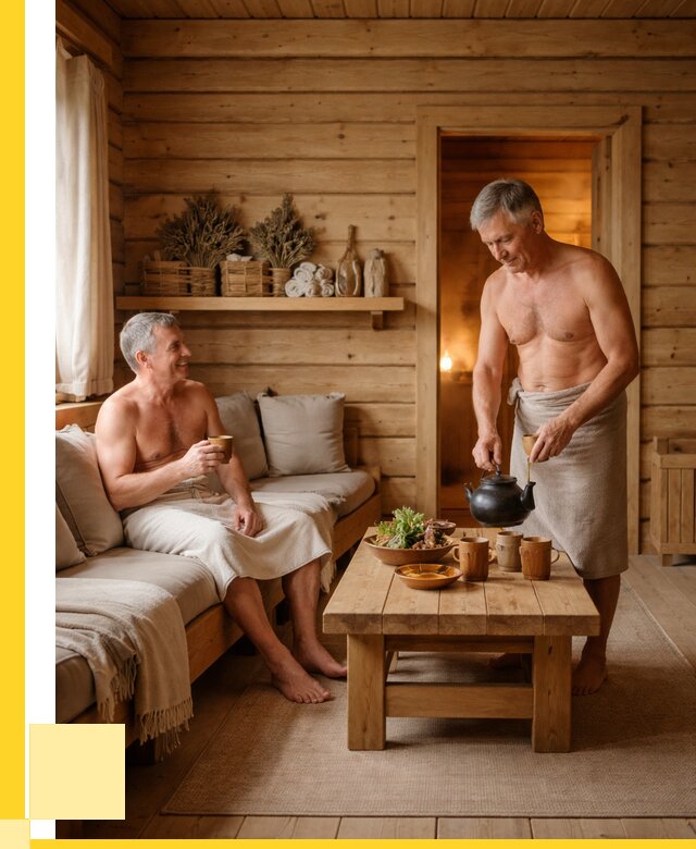 Бани с комнатой отдыха под ключ в Альметьевске от 467100 р. | ЭриданЛьм