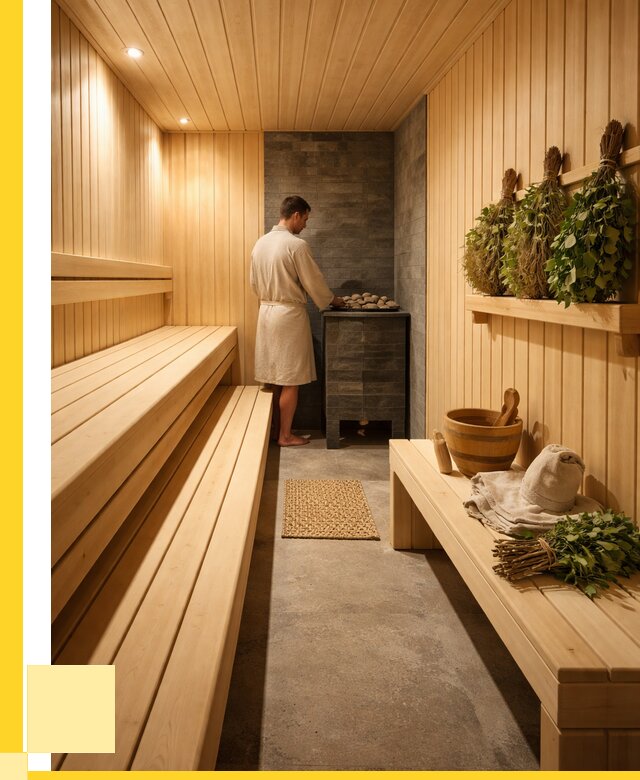 Отделка парной под ключ в Альметьевске от 363300 р. | ЭриданЛьм