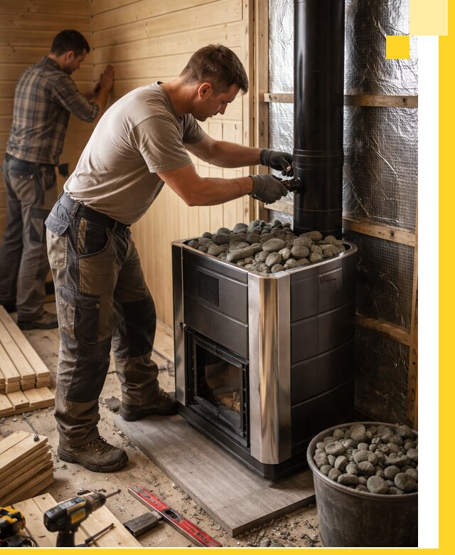 Проектирование и строительство парилок для бани в Альметьевске под ключ