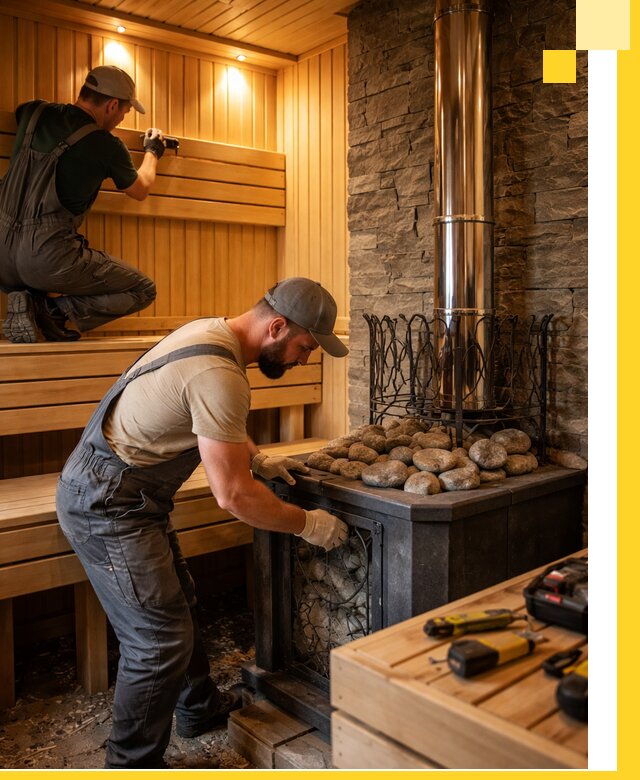 Комплексный дизайн бань, саун и зон отдыха в Альметьевске