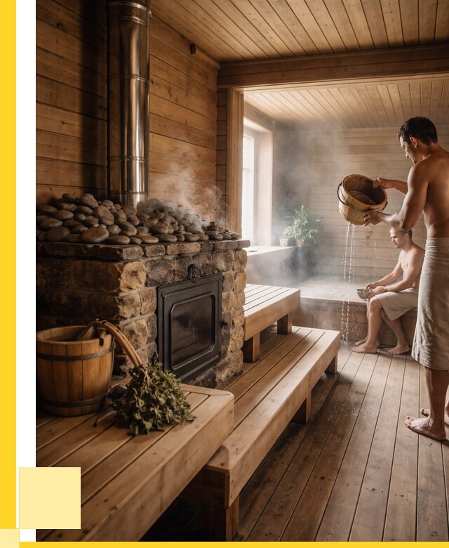 Интерьеры бань и обшивка изнутри в Альметьевске от 88230 р. | ЭриданЛьм