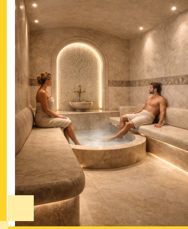 Хамам под ключ в Альметьевске от 830400 р., строительство ЭриданЛьм