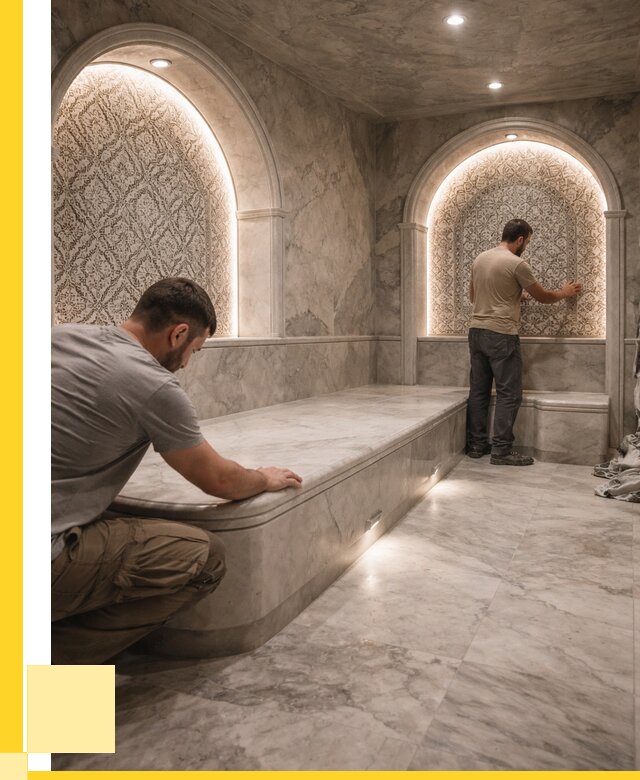 Турецкие бани под ключ в Альметьевске от 259500 р. | ЭриданЛьм