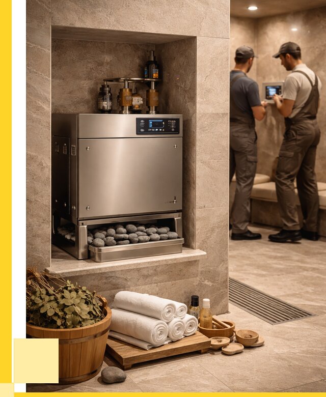 Парогенераторы для хамама в Альметьевске от 77850 р. | ЭриданЛьм