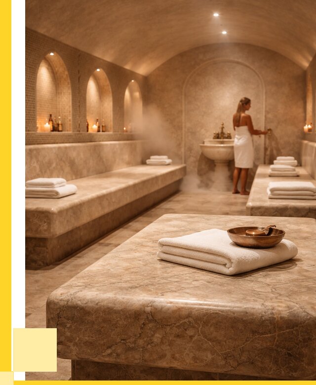 Лежаки для хамама в Альметьевске под ключ от 36330 р. | ЭриданЛьм